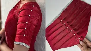 Trending sleeve design cutting and stitching| blouse sleeves design| बाजू का डिजाइन sleeves design|