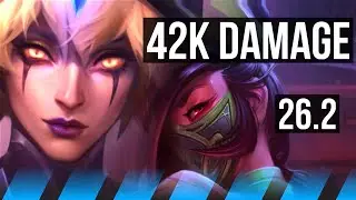 LEBLANC vs AKALI (MID) | Perfect KDA: 18/0/8, 42K damage | EUW Grandmaster | 26.2