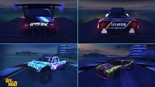 Все флуоресцентные краски для раллийных автомобилей | Внедорожное вождение в открытом мире