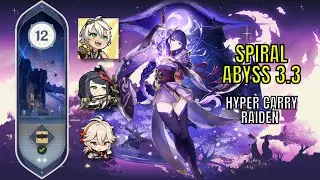 C2 Raiden Hypercarry | Spiral Abyss 3.3
