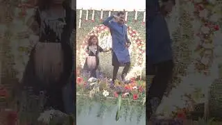 shara's'.world.... little mighty nd her dad enjoying the marriage function..