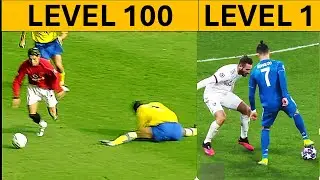 Cristiano Ronaldo Skills Level 1 to Level 100🦵⚽