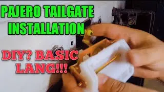 HOW TO INSTALL PAJERO GEN 2 TAILGATE BACK DOOR HANDLE.