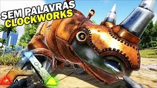 NOVO MECH DINO! MECH RHINO, MECH LION E MECH PIRANHA! MOD CLOCKWORKS ARK SURVIVAL EVOLVED