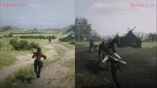 1.07 vs 1.11 PVP Comparison - Red Dead redemption 2 online   |  Animations Comparison