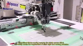 20240709 Richpeace Automatic Super Heavy Material Sewing Machine for Body Armor 富怡全自动超厚料缝纫机 en