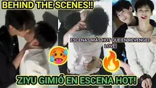 ZIYU G1MI&Oacute; EN ESC3NA H0T😈BESO FRANC&Eacute;S!🔥NO PARABAN DE BESARSE BEHIND THE SCENES#TIANZIYU#REVENGEDLOVE
