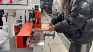 How to install and use PVC automatic edge banding machine.
