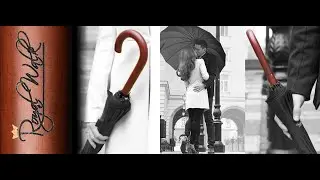 Royal Walk - Classic Large Umbrella with Wooden Handle - 120 cm