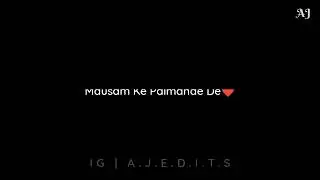 Sunn Raha Hai Na Tu 🖤 | Black Screen WhatsApp Status | Arijit Singh | Sad Status | AJ STATUS