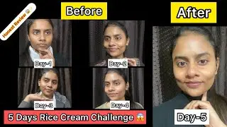 👉 I Tried Rice Cream for 5 Days 😱 | Real Before & After Result | Korean Glow 😍|