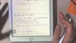 【Mathematical Analysis】 Interior points, accumulation points and adherence points