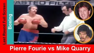Pierre Fourie vs Mike Quarry, Widescreen Match Highlights & Slow motion 1974, Fourie with red belt