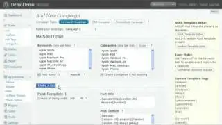 WP Robot 3.1 Wordpress Autoblogging Plugin Video Tutorial - How to create your first Campaign