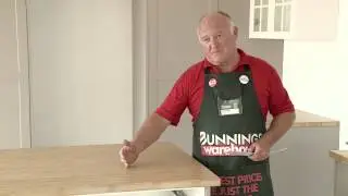 How To Install A Bamboo Benchtop - DIY At Bunnings
