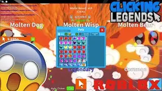 I Hatched the Molten Wisp on Camera in Clicking Legends! (0.002%)