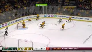 Kirill Kaprizov's illegal hit against Alexandre Carrier (30 nov 2023)