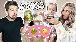 2 YEAR OLD DISGUSTING SMOOTHIE CHALLENGE