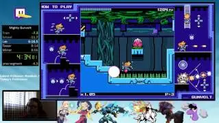 Mighty Gunvolt Gunvolt any% (8:52 RTA, 7:51 IGT)