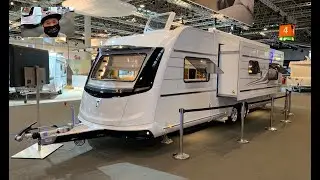 Tabbert Cellini CE 750 slide out luxury Caravan RV Camper travel trailer walkaround + interior V0102