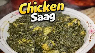 ✅Desi Chicken Saag Recipe | Restaurant Style Chicken Saag at Home | Easy & Tasty.