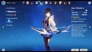YELAN - Talents, Passives, Elemental Skill, Elemental Burst and other details | Genshin Impact