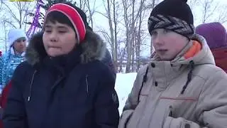 Открытие дворового катка. [Новости 9.1.18]