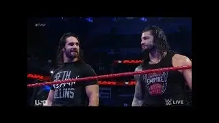 ROMAN REIGNS SAVE SETH Rollins