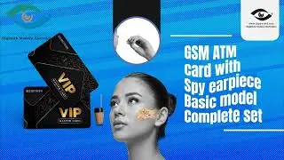 VIP GSM ATM card with spy earpiece - Kspyworld. Not a Device for Exam Cheating