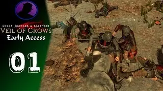 Let's Play Veil Of Crows - (Early Access) - Part 1 - Learning To Play!