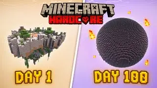 100 Days in a Modded Void World in Hardcore Minecraft!
