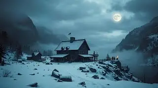 Frozen Watchfires | Tense Nordic Tagelharpa Ambience for D&D
