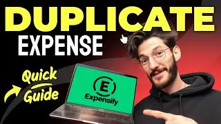 How to DUPLICATE EXPENSE in Expensify (Step by Step)