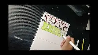 Christmas vlog miss day 21 graffiti name request drawing 