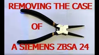 How to remove the case from a Deutsche Reichspost Siemens (or similar) ZBSA 24 Desk Telephone