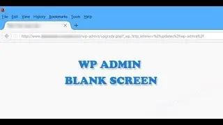 How to fix a Blank WordPress Admin Panel! [100% Working with PROOF!!!]
