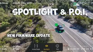 DJI Mavic 3 &mdash; Spotlight и отслеживание точек интереса &mdash; новое обновление прошивки &mdash; 4K