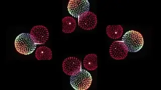 ホログラム 花火　[Hologram　fireworks]