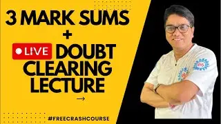 Master3 Marks Sums + Live Doubt Clearing | Engg Maths 1 M1 | Mumbai Univ FE | CSGT Chetan Sir Part 1