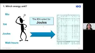Webinar:  IEA Energy Statistics Training - From Statistics to Energy Balances (English)