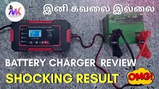 No more worries 🤯Battery charger Review 💥 #tamil #mk_tnbiker