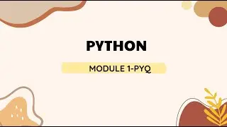 Python Mod1 PYQ-14 mark(2024 Supply xam)