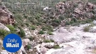 Arizona rescue crews saved 17 stranded hikers last week - Daily Mail