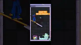 Level 140: Huggy Pin/ How he became ice? #huggywuggy #huggy_wuggy #huggy #wuggy #games #shorts