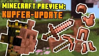 NEUES KUPFERUPDATE BRINGT KUPFERGOLEM! | Minecraft Bedrock Preview