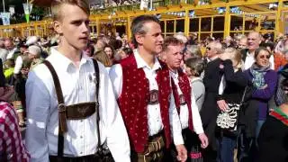 40. Wiesn 2015 Oktoberfest M&uuml;nchen, after Standkonzert an der Bavaria
