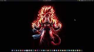 KDE Plasma Plus Gogeta Super Saiyyan 5 Dragon Ball