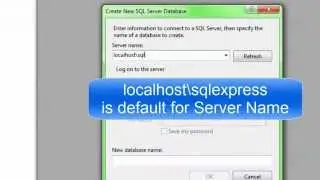 Creating and Backup MS SQL Database