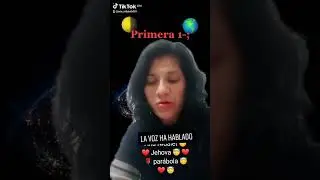 Aria Nidalet 😇 ❤️ Jehova 😇 ❤️ par&aacute;bola 😇 ❤️  La voz ha hablado