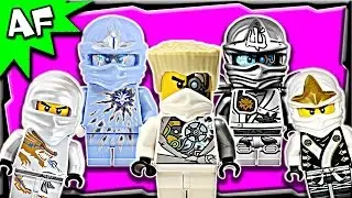 Lego Ninjago Zane WHITE NINJA Minifigures Complete Collection